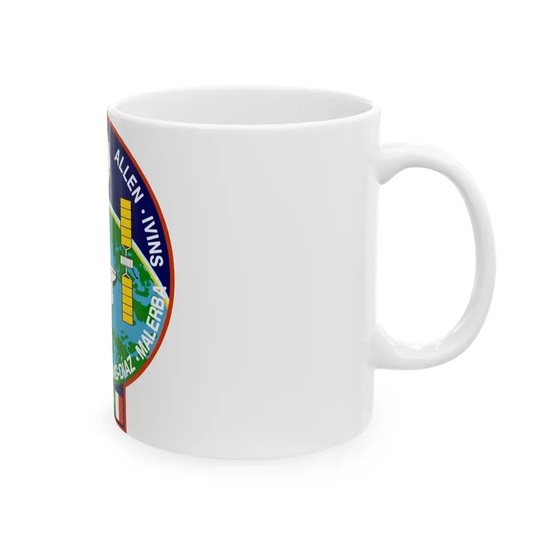 STS 46 (NASA) White Coffee Mug - Go Mug Yourself