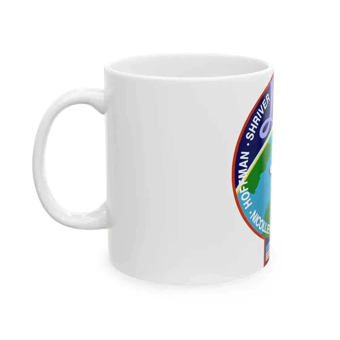 STS 46 (NASA) White Coffee Mug - Go Mug Yourself