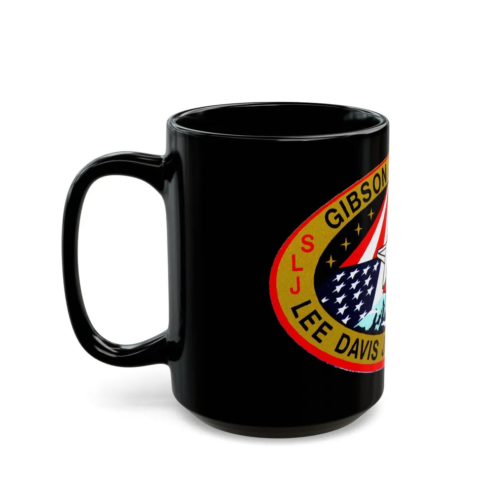 STS 47 (NASA) Black Coffee Mug-Go Mug Yourself