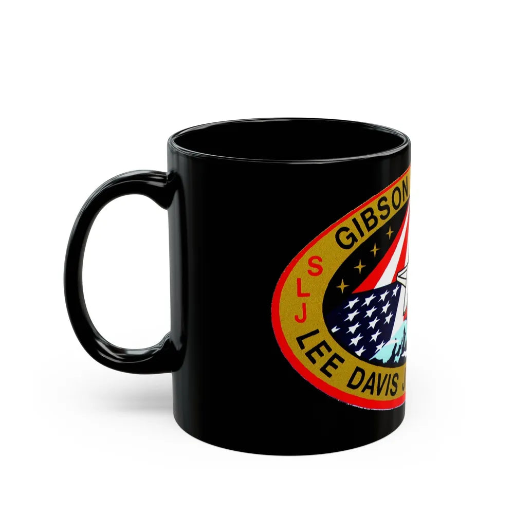 STS 47 (NASA) Black Coffee Mug-Go Mug Yourself