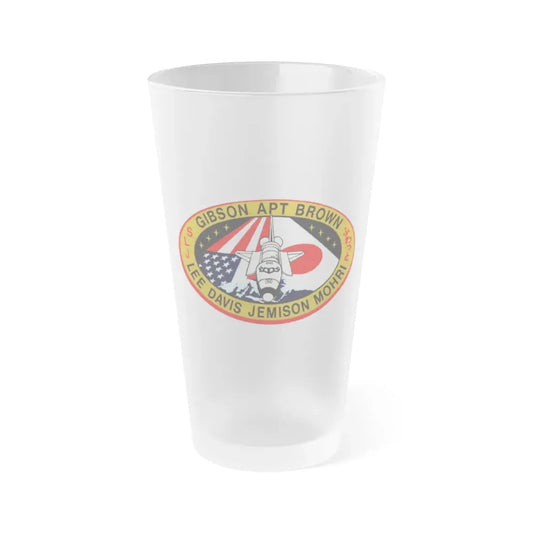 STS 47 (NASA) Frosted Pint Glass 16oz Default Title - Go Mug Yourself