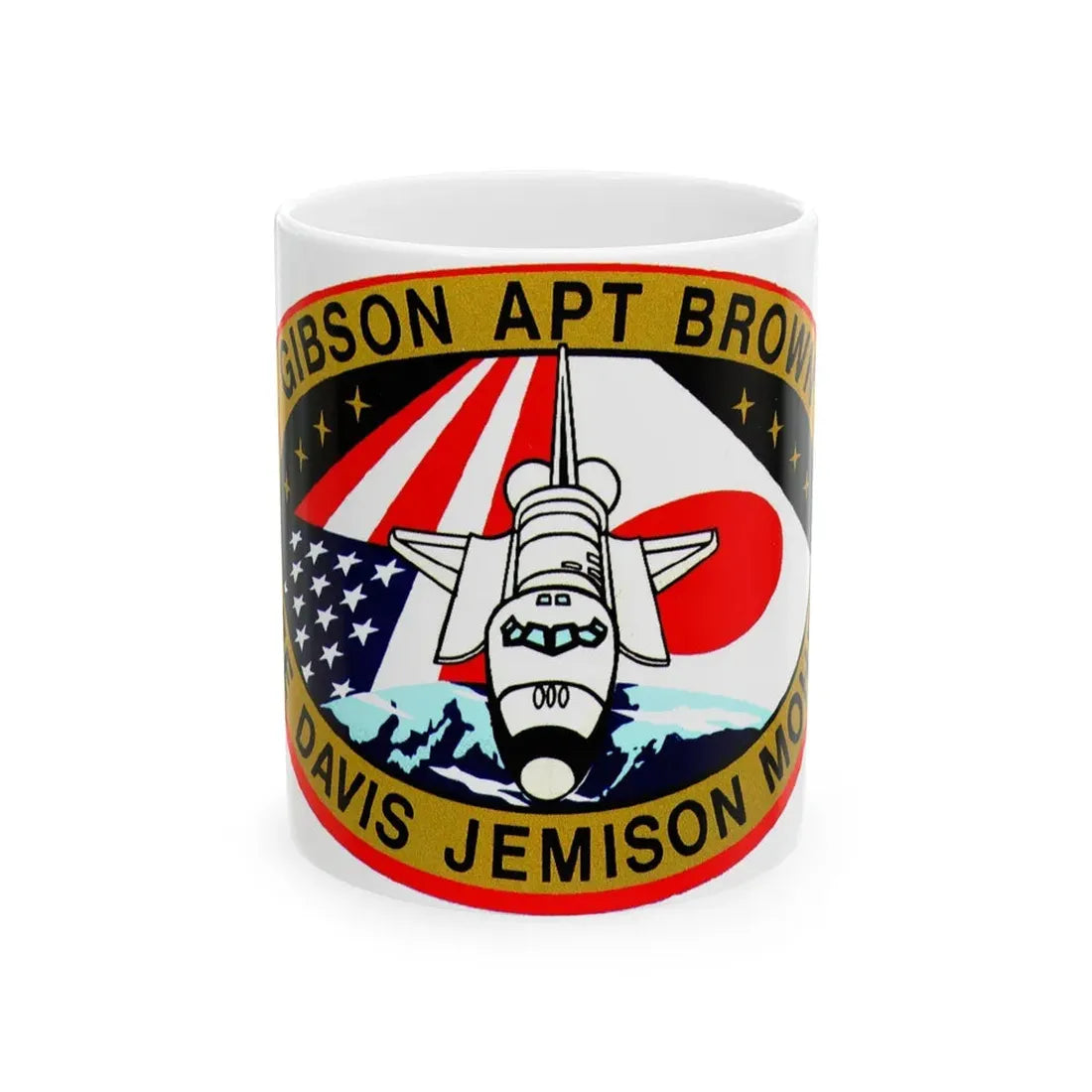 STS 47 (NASA) White Coffee Mug 11oz - Go Mug Yourself
