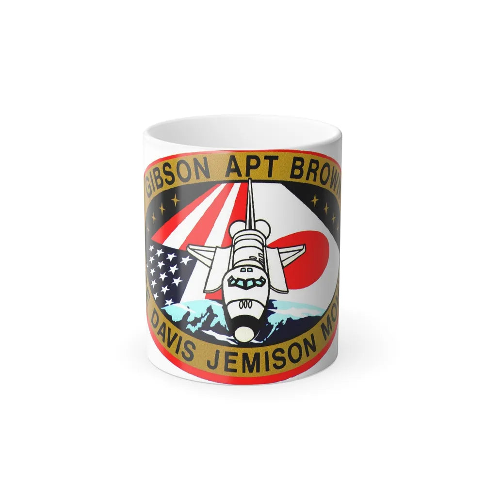 STS 47 Patch NASA - Color Changing Mug 11oz-11oz-Go Mug Yourself