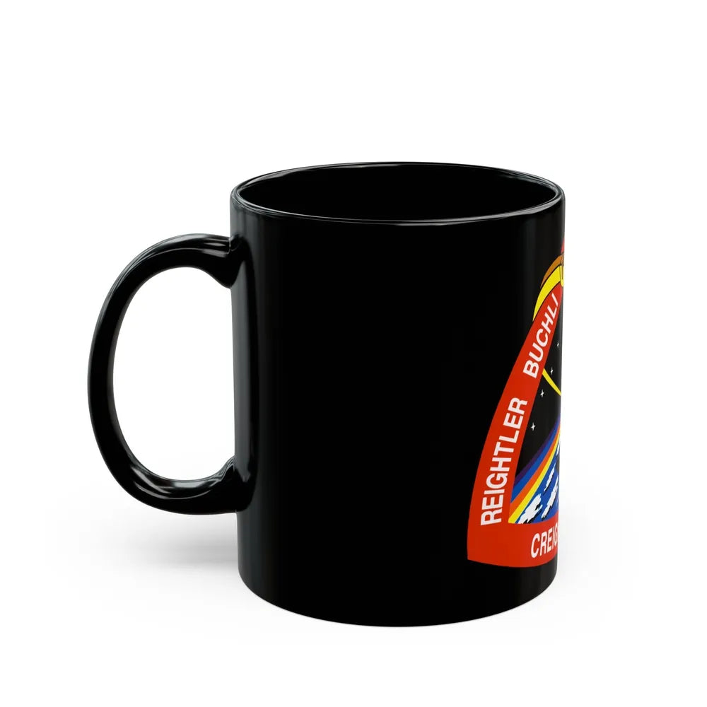 STS 48 (NASA) Black Coffee Mug-Go Mug Yourself