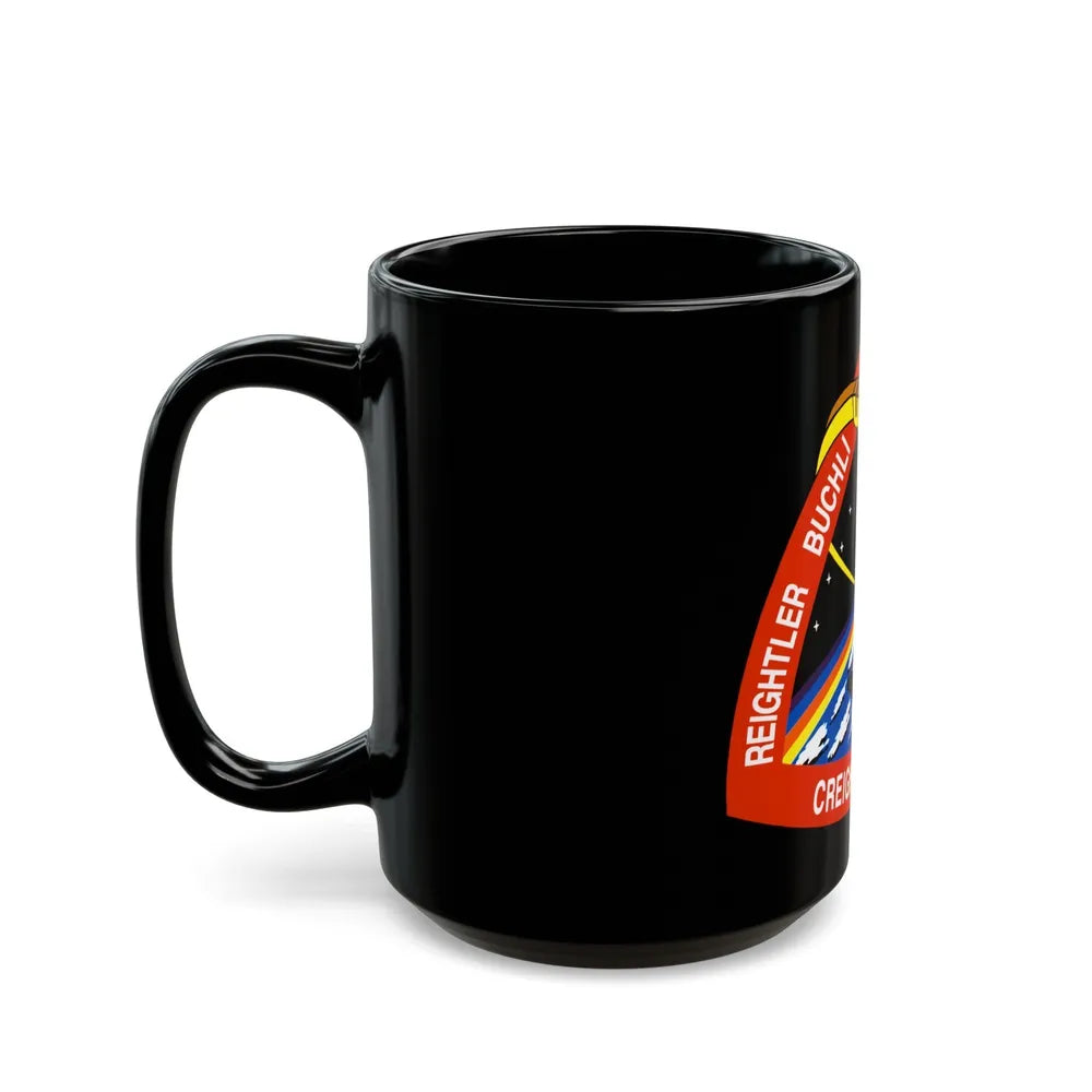 STS 48 (NASA) Black Coffee Mug-Go Mug Yourself