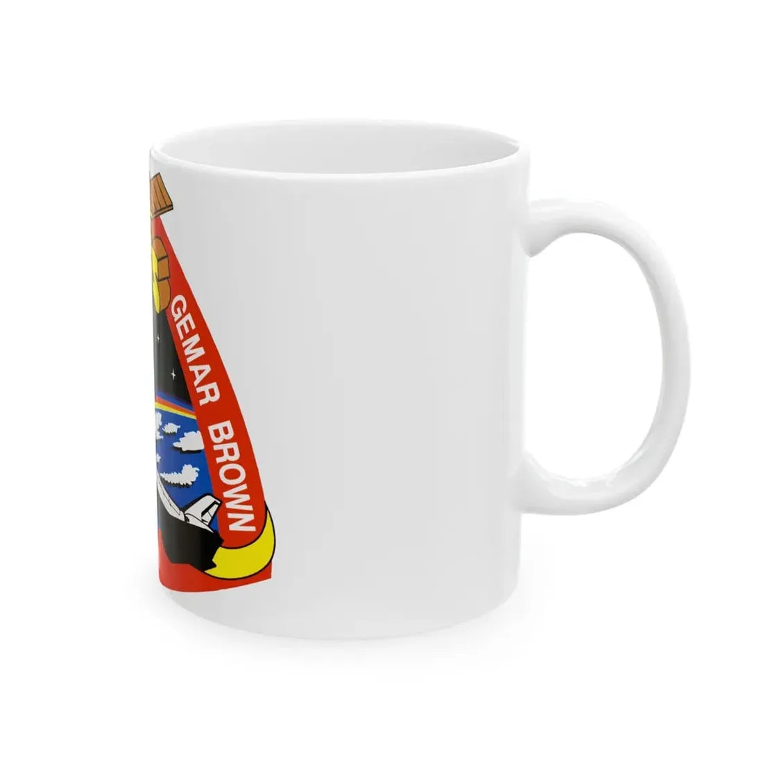 STS 48 (NASA) White Coffee Mug - Go Mug Yourself