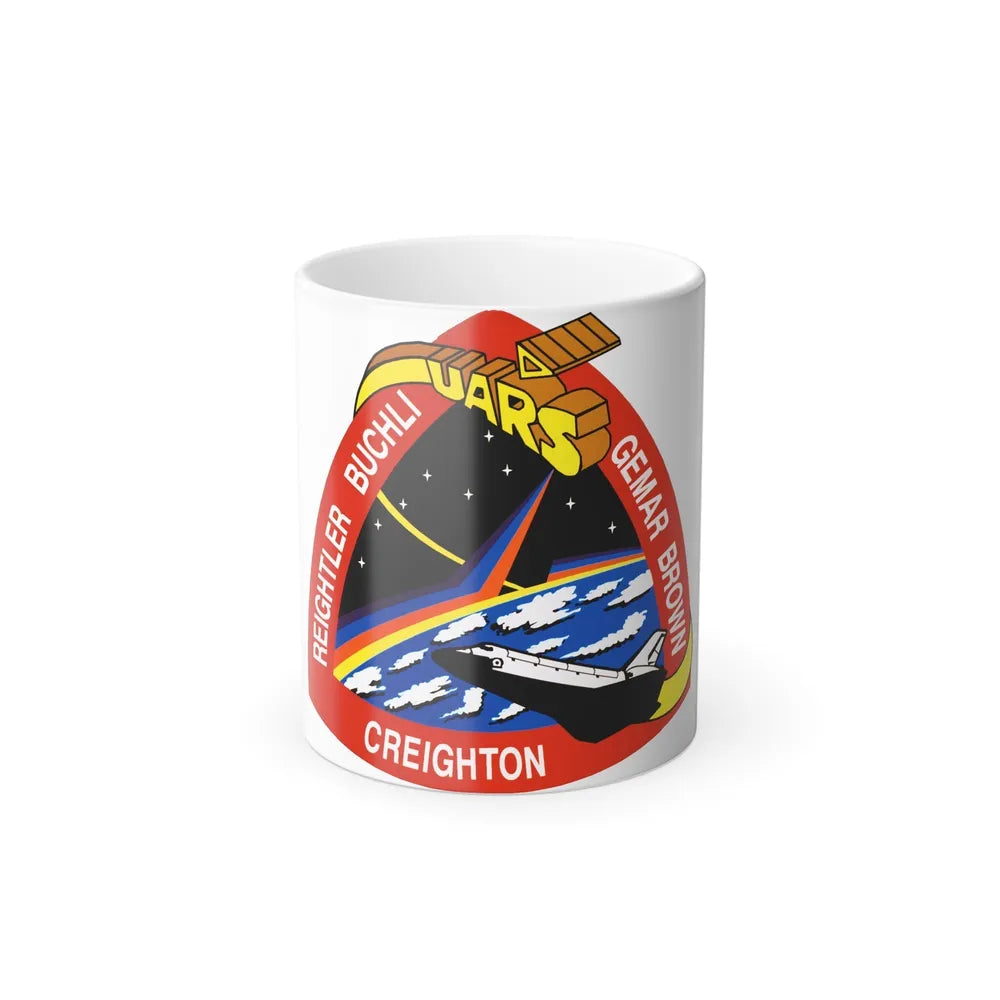 STS 48 Patch NASA - Color Changing Mug 11oz-11oz-Go Mug Yourself