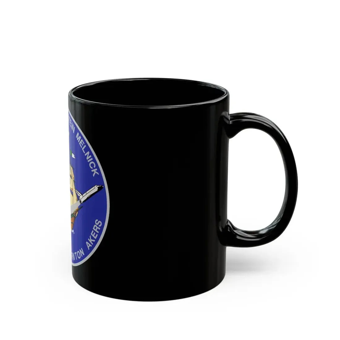STS 49 (NASA) Black Coffee Mug - Go Mug Yourself