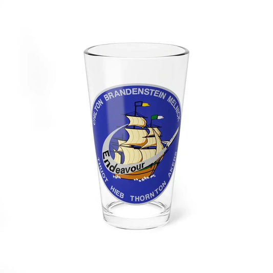 STS 49 (NASA) Pint Glass 16oz 16oz - Go Mug Yourself