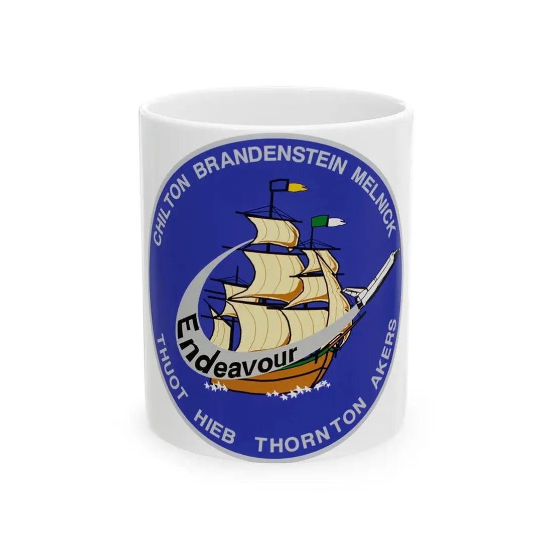 STS 49 (NASA) White Coffee Mug 11oz - Go Mug Yourself