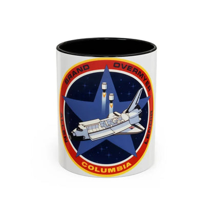 STS 5 (NASA) Accent Coffee Mug 11oz Black - Go Mug Yourself