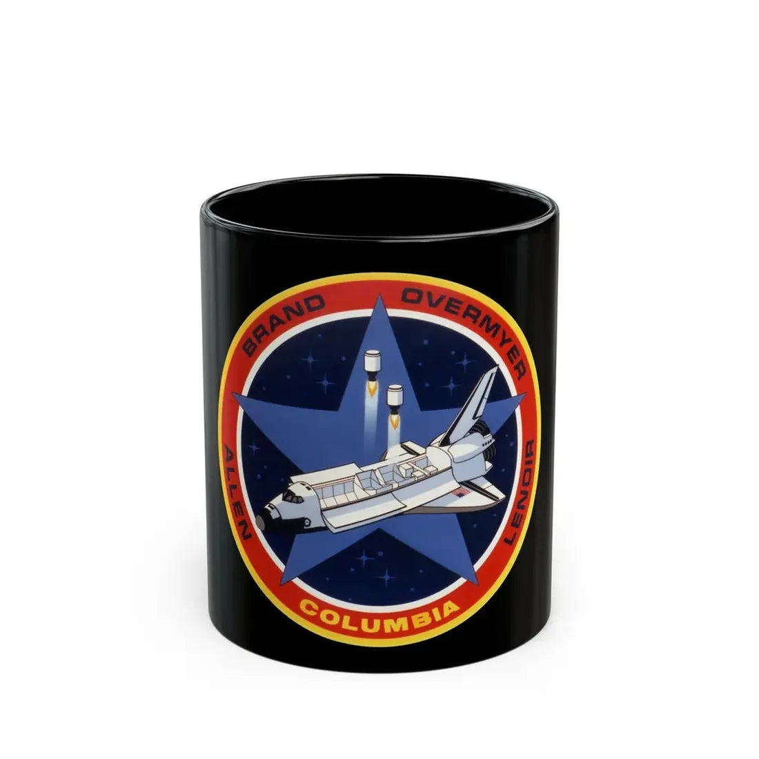 STS 5 (NASA) Black Coffee Mug 11oz - Go Mug Yourself