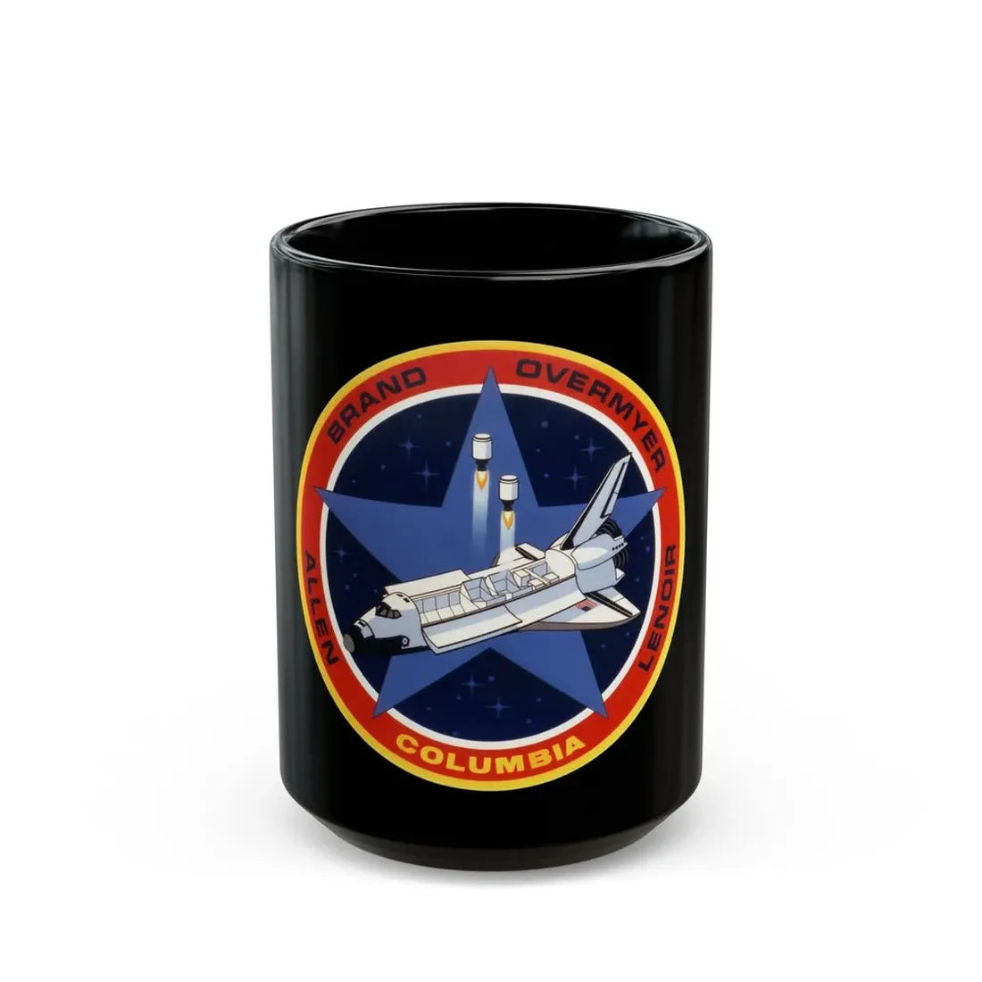 STS 5 (NASA) Black Coffee Mug 15oz - Go Mug Yourself