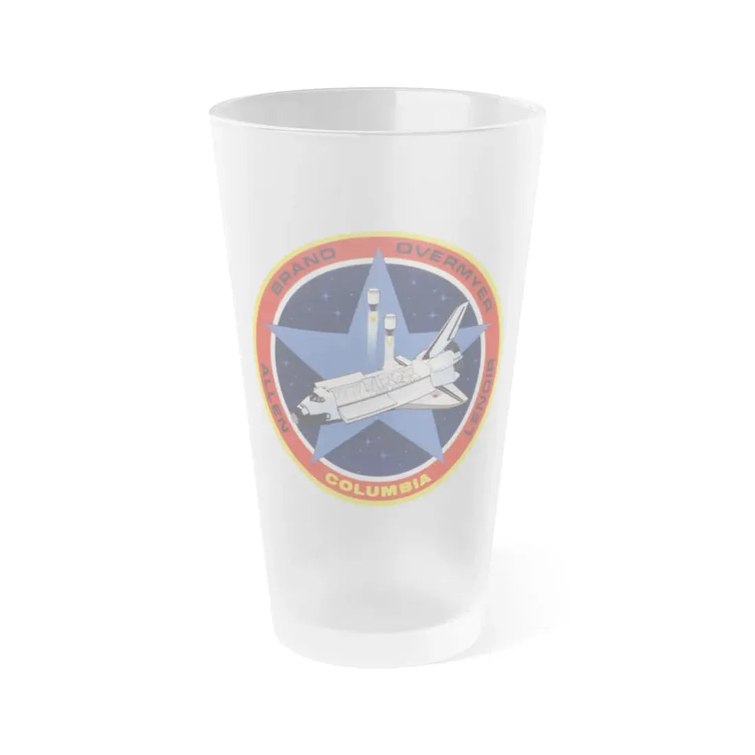 STS 5 (NASA) Frosted Pint Glass 16oz Default Title - Go Mug Yourself