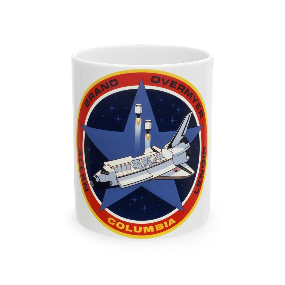 STS 5 (NASA) White Coffee Mug-11oz-Go Mug Yourself