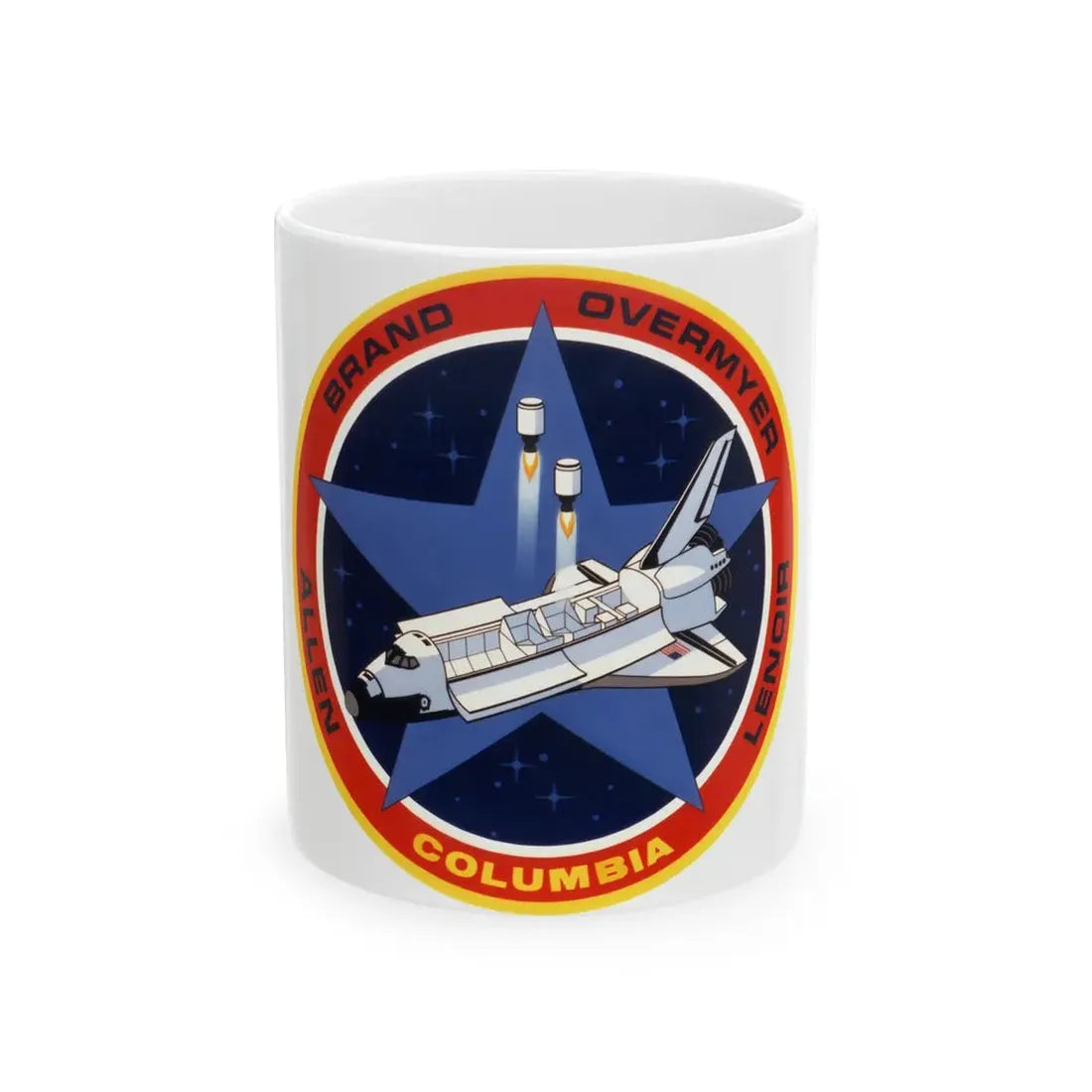 STS 5 (NASA) White Coffee Mug 11oz - Go Mug Yourself