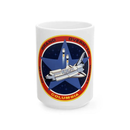 STS 5 (NASA) White Coffee Mug 15oz - Go Mug Yourself