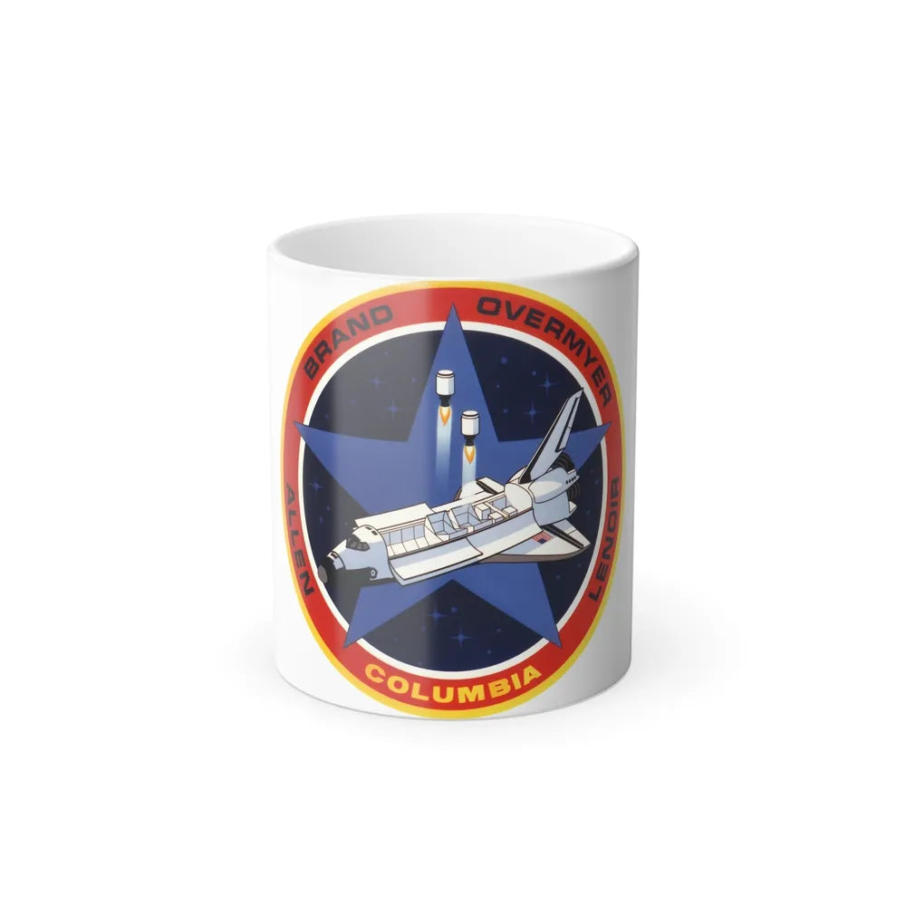 STS 5 Patch NASA - Color Changing Mug 11oz-11oz-Go Mug Yourself