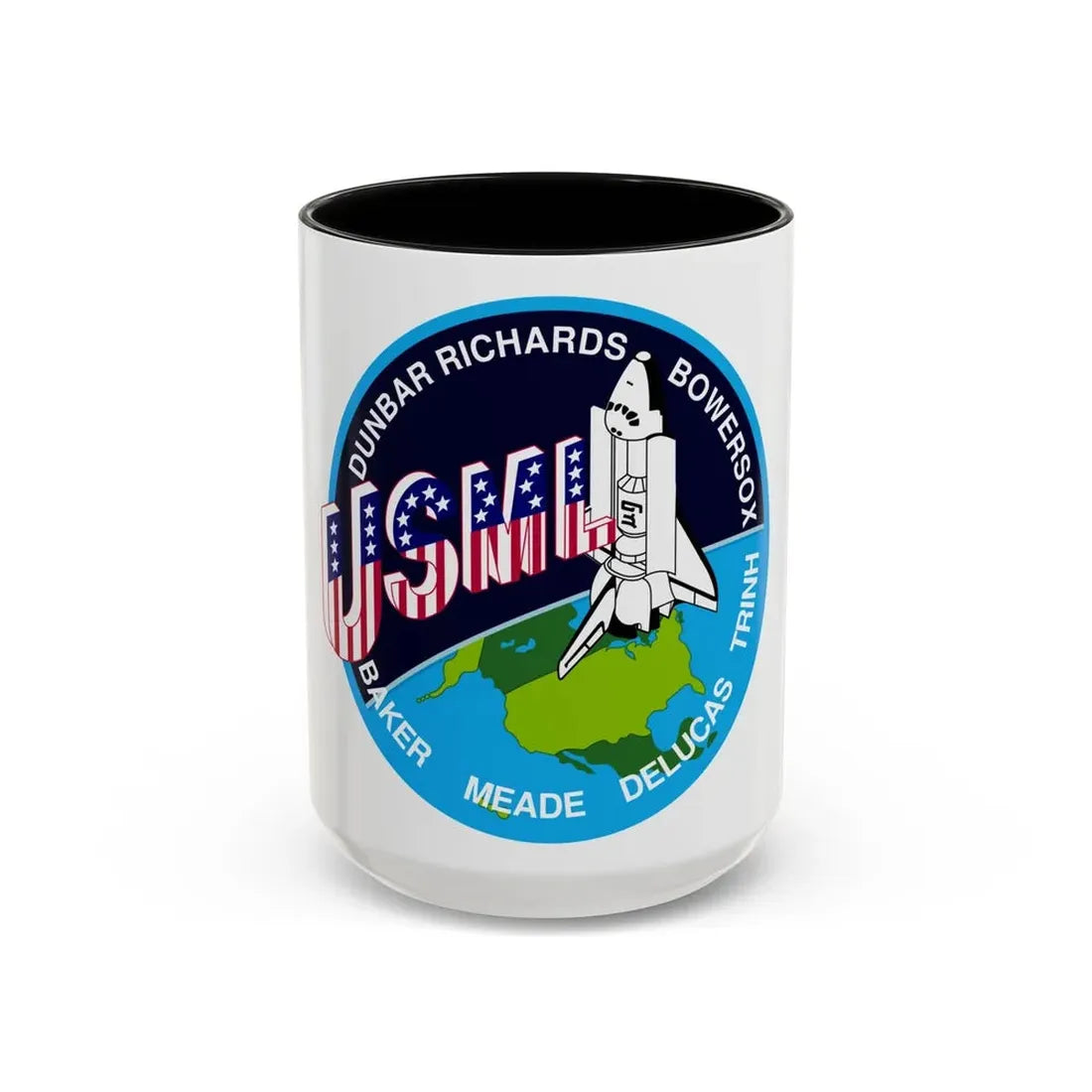 STS 50 (NASA) Accent Coffee Mug 15oz Black - Go Mug Yourself