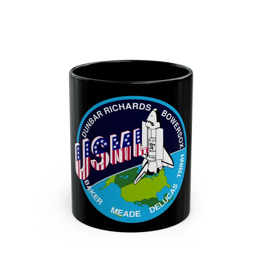 STS 50 (NASA) Black Coffee Mug-11oz-Go Mug Yourself