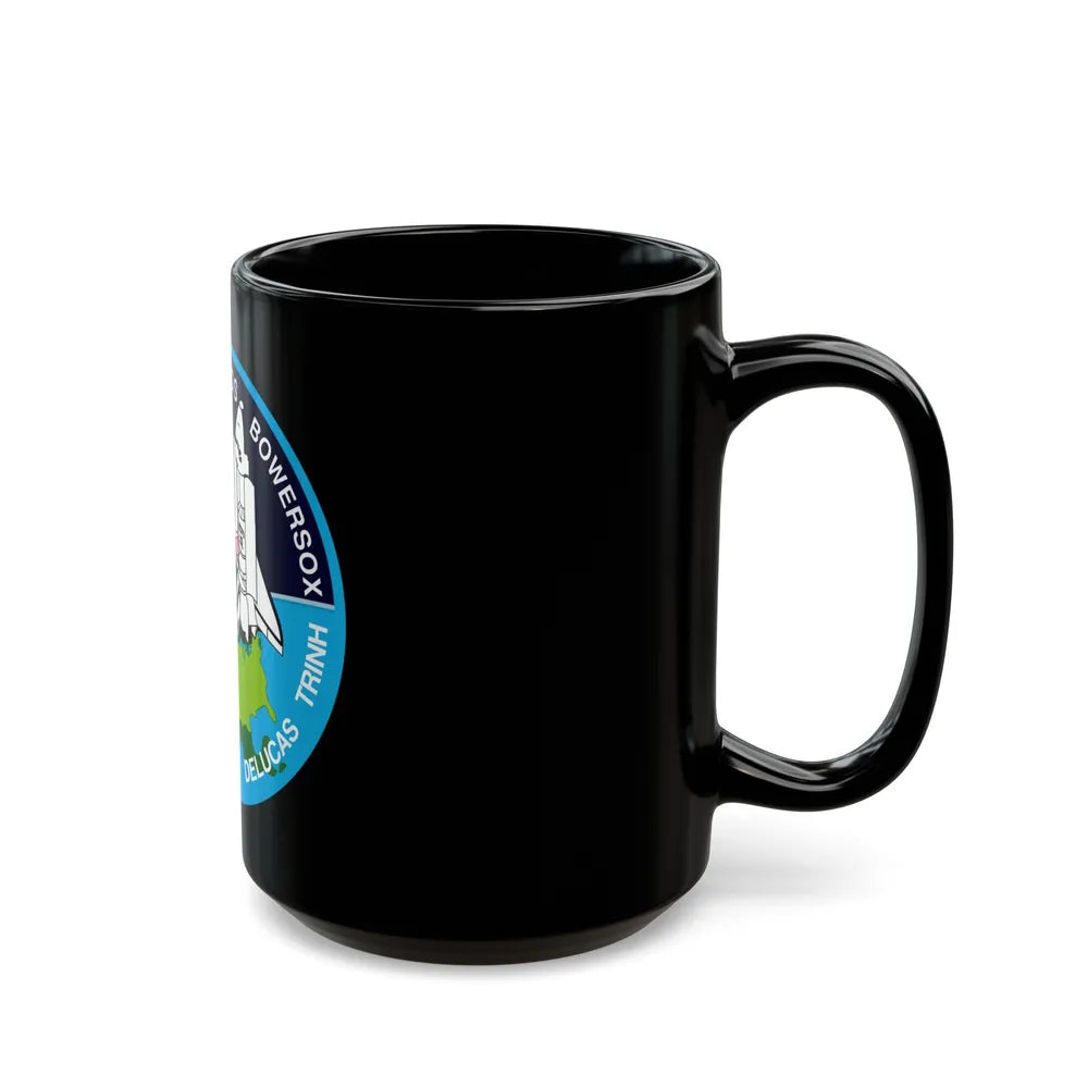 STS 50 (NASA) Black Coffee Mug-Go Mug Yourself