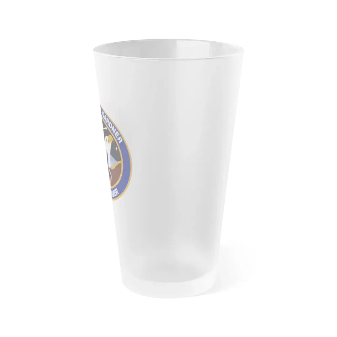 STS 51 a (NASA) Frosted Pint Glass 16oz - Go Mug Yourself
