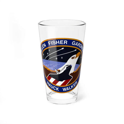 STS 51 a (NASA) Pint Glass 16oz 16oz - Go Mug Yourself