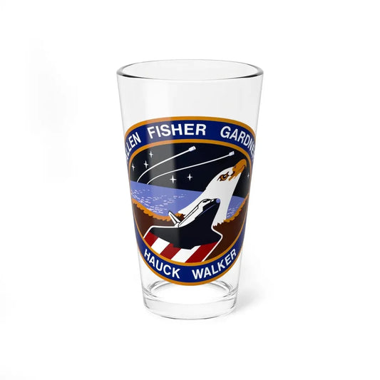 STS 51 a (NASA) Pint Glass 16oz 16oz - Go Mug Yourself