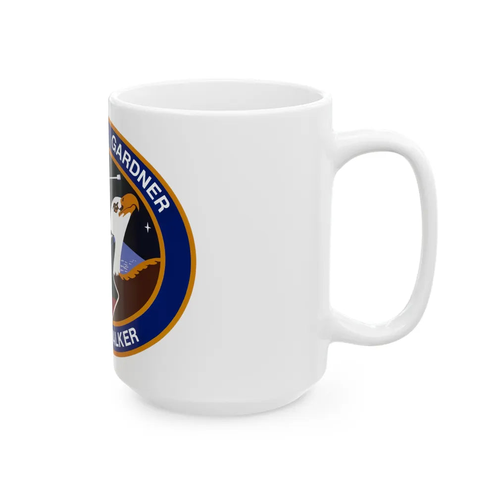 STS 51 a (NASA) White Coffee Mug-Go Mug Yourself