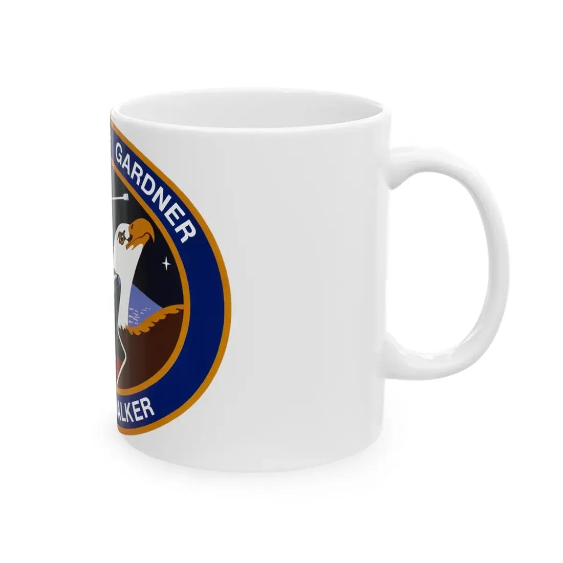 STS 51 a (NASA) White Coffee Mug - Go Mug Yourself