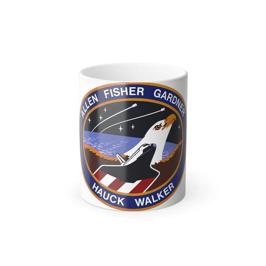 STS 51 a Patch NASA - Color Changing Mug 11oz-11oz-Go Mug Yourself