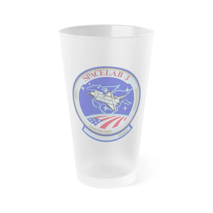 STS 51 b (NASA) Frosted Pint Glass 16oz-Go Mug Yourself