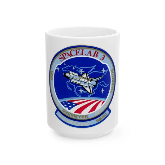 STS 51 b (NASA) White Coffee Mug 15oz - Go Mug Yourself