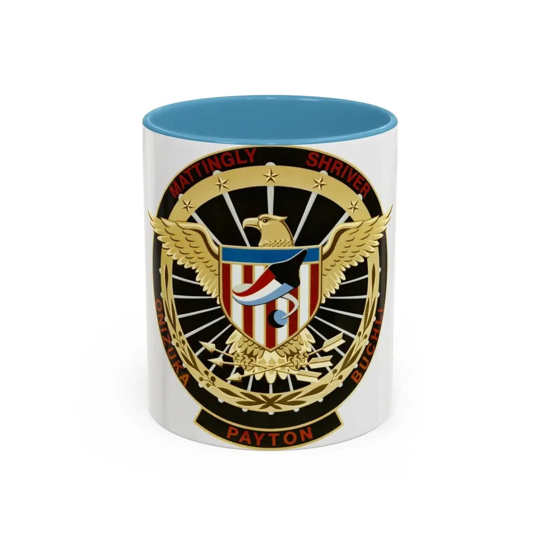 STS 51 c (NASA) Accent Coffee Mug 11oz Light Blue - Go Mug Yourself