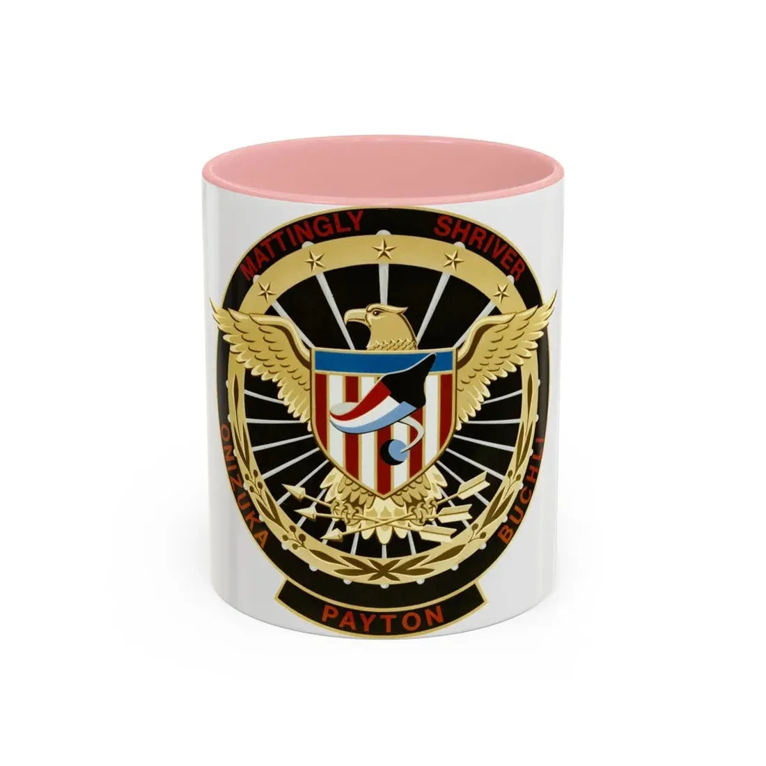STS 51 c (NASA) Accent Coffee Mug 11oz Pink - Go Mug Yourself