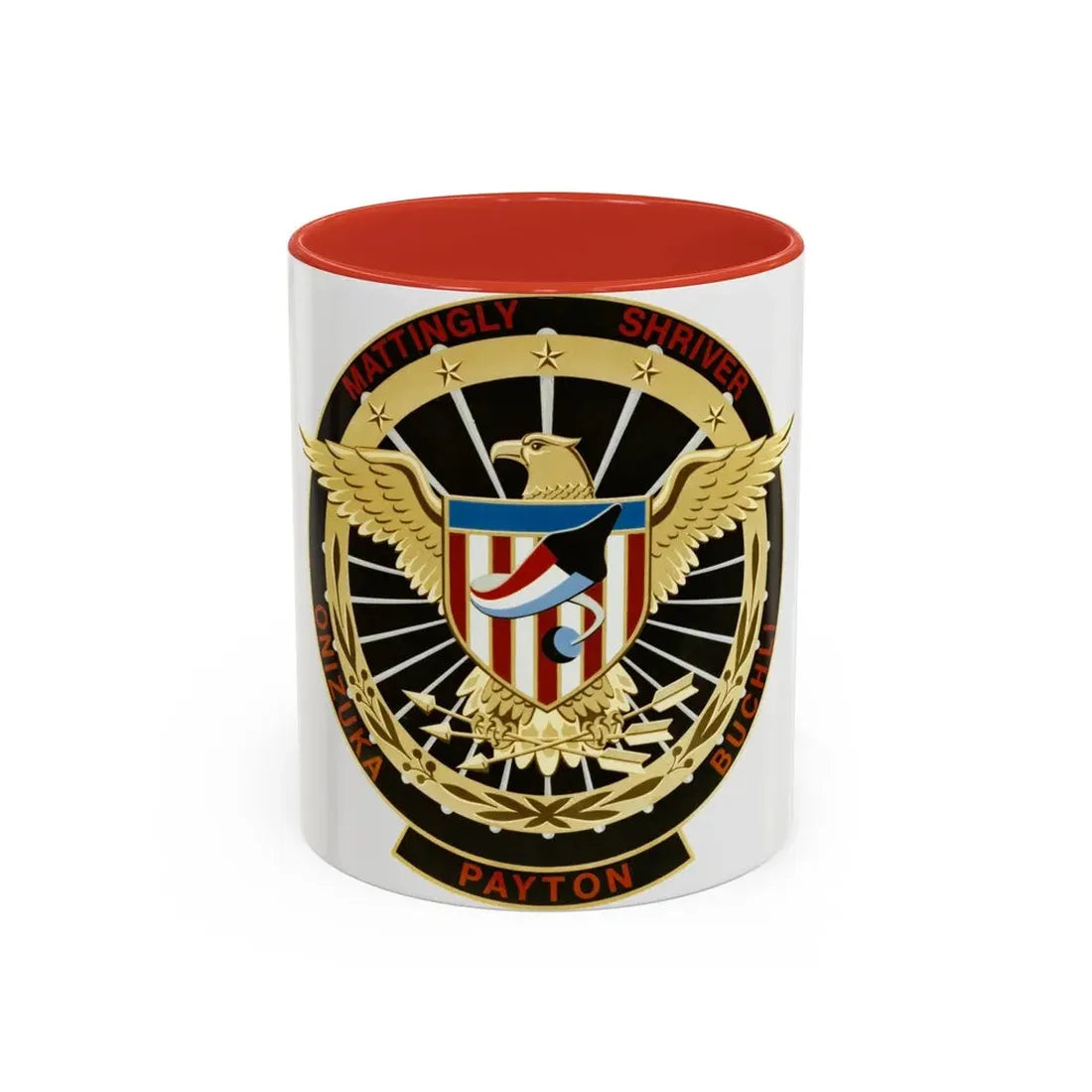 STS 51 c (NASA) Accent Coffee Mug 11oz Red - Go Mug Yourself