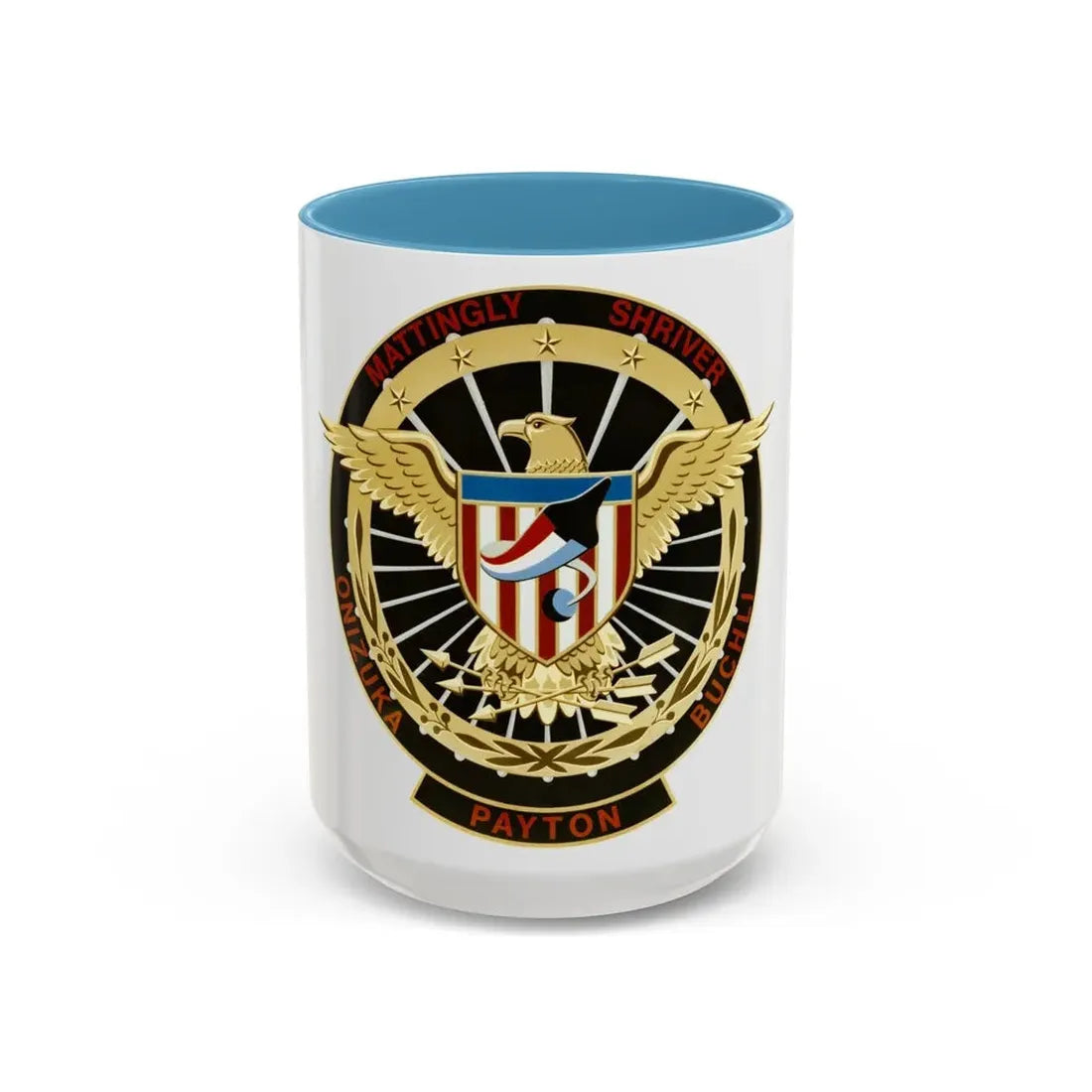 STS 51 c (NASA) Accent Coffee Mug 15oz Light Blue - Go Mug Yourself