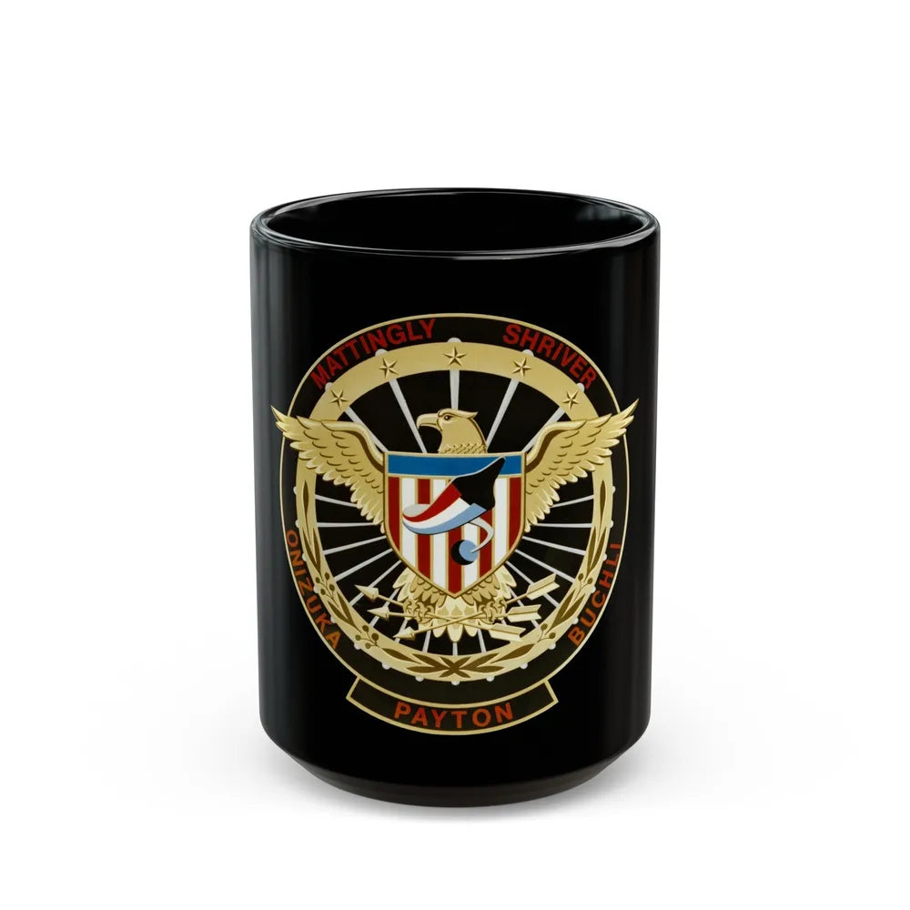 STS 51 c (NASA) Black Coffee Mug-15oz-Go Mug Yourself