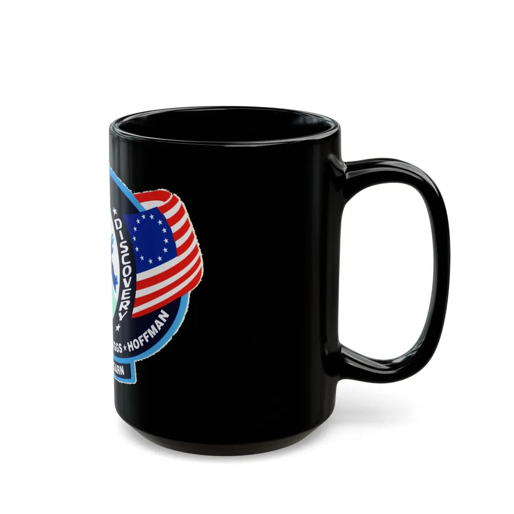 STS 51 d (NASA) Black Coffee Mug-Go Mug Yourself