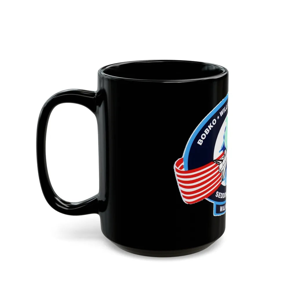 STS 51 d (NASA) Black Coffee Mug-Go Mug Yourself