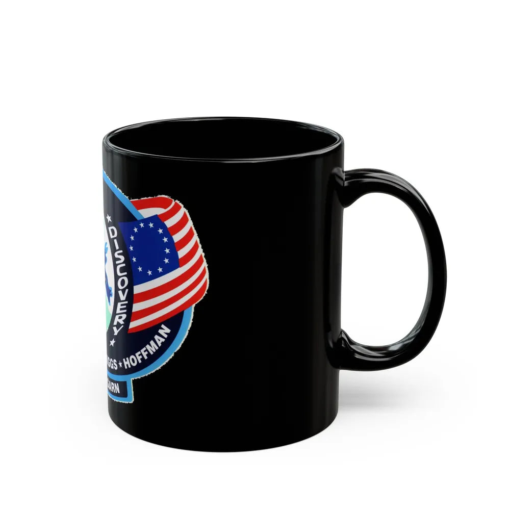 STS 51 d (NASA) Black Coffee Mug-Go Mug Yourself