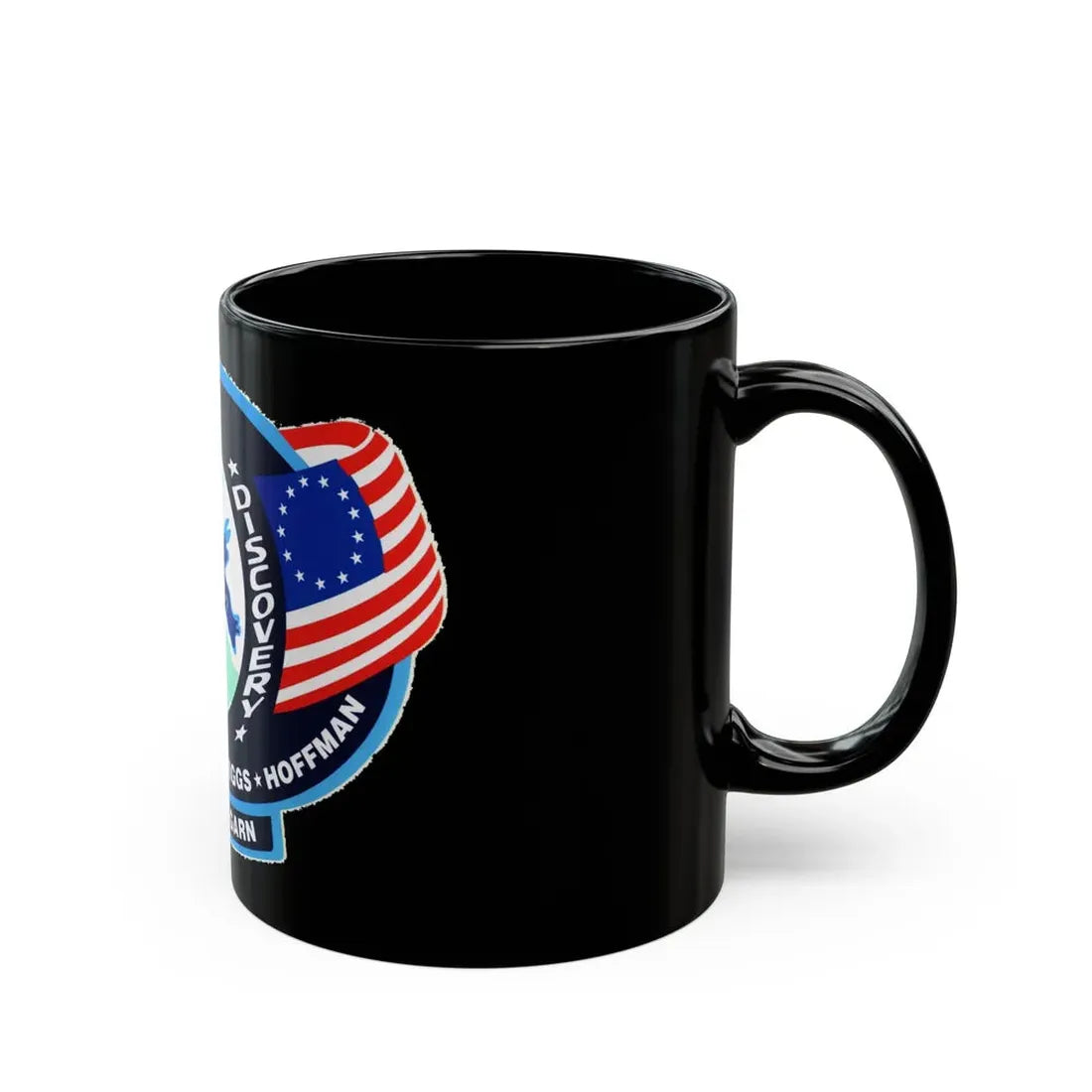 STS 51 d (NASA) Black Coffee Mug - Go Mug Yourself