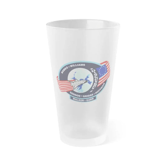 STS 51 d (NASA) Frosted Pint Glass 16oz Default Title - Go Mug Yourself