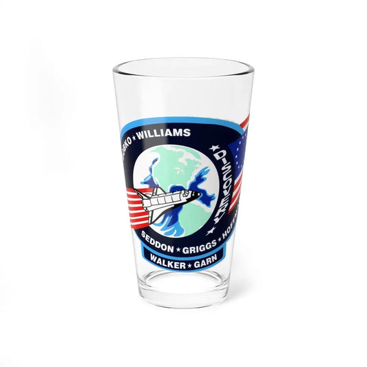 STS 51 d (NASA) Pint Glass 16oz 16oz - Go Mug Yourself