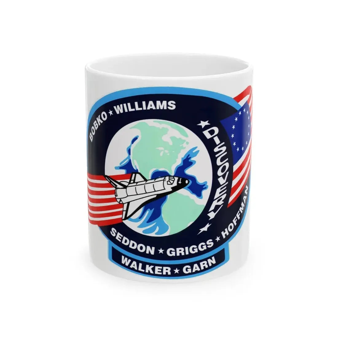 STS 51 d (NASA) White Coffee Mug 11oz - Go Mug Yourself