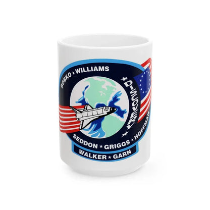 STS 51 d (NASA) White Coffee Mug 15oz - Go Mug Yourself