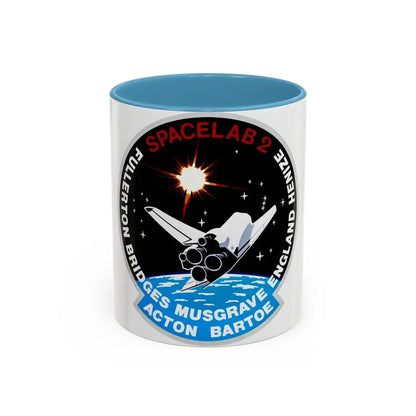 STS 51 f (NASA) Accent Coffee Mug 11oz Light Blue - Go Mug Yourself