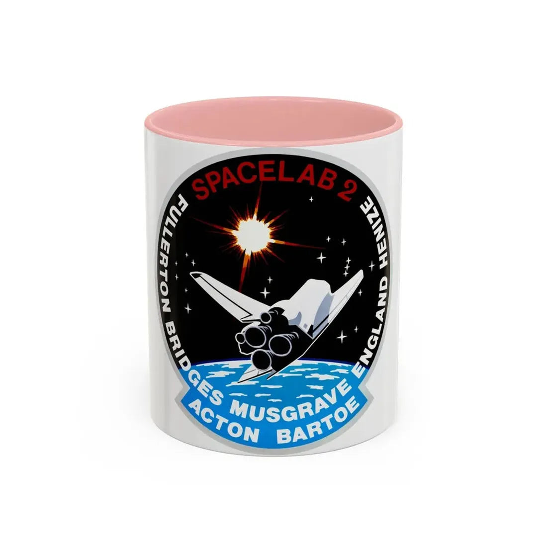 STS 51 f (NASA) Accent Coffee Mug 11oz Pink - Go Mug Yourself
