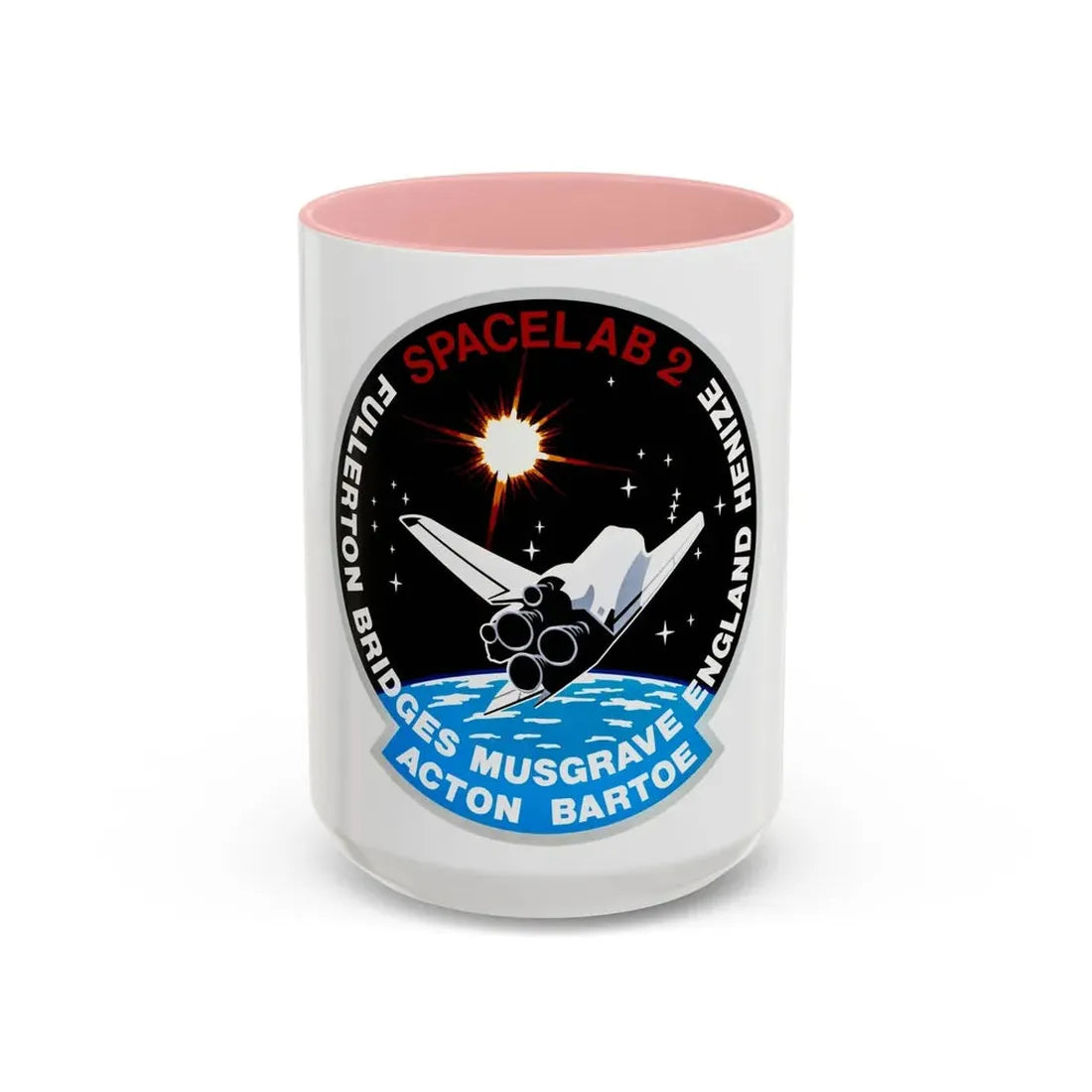 STS 51 f (NASA) Accent Coffee Mug 15oz Pink - Go Mug Yourself