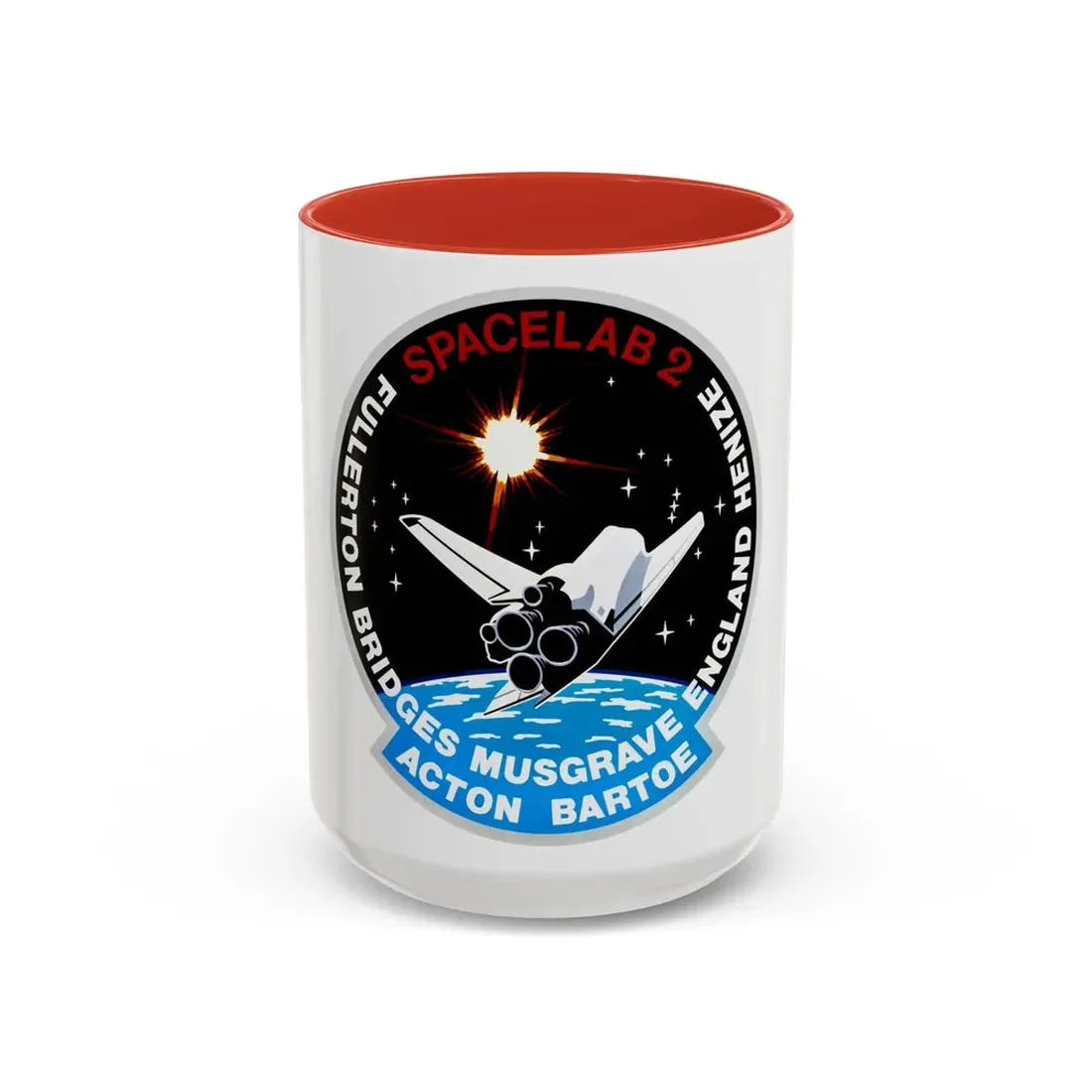 STS 51 f (NASA) Accent Coffee Mug 15oz Red - Go Mug Yourself